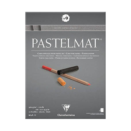 Pastelmat Dark Grey, blok do pasteli 18/24 cm