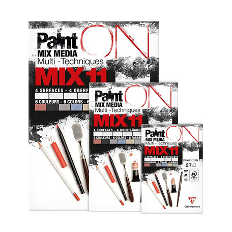 Paint ON MIX11, blok mix media A3, Clairefontaine