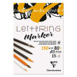 Blok Lettering Marker Clairefontaine 15 ark. A3