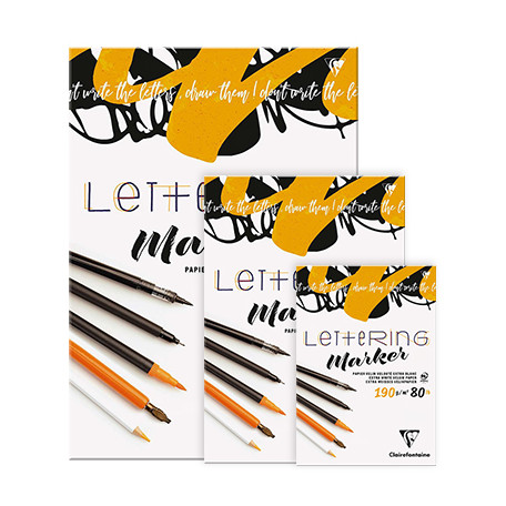 Blok Lettering Marker Clairefontaine 20 ark. A5