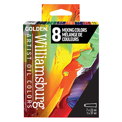 Mixing Colors zestaw farb olejnych Williamsburg 8 kolorów