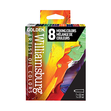 Mixing Colors zestaw farb olejnych Williamsburg 8 kolorów