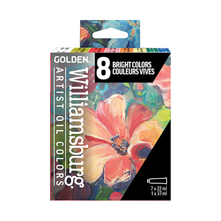 Bright Colors zestaw farb olejnych Williamsburg, 8 kolorów