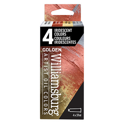 Iridescent Colors zestaw farb olejnych Williamsburg, 4 kolory