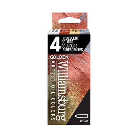 Iridescent Colors zestaw farb olejnych Williamsburg, 4 kolory