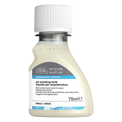 Płyn maskujący żółty do akwareli, Winsor&Newton, 75 ml