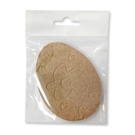 Pisanka nr 17, płyta MDF, 7 x 10 cm