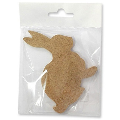 Królik, płyta MDF, 7 x 10 cm