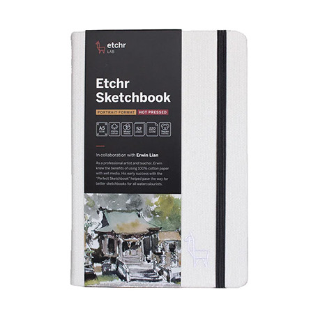 Szkicownik Etchr Sketchbook Portrait HP, 220 g/m, A5