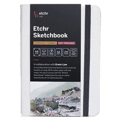 Szkicownik Etchr Sketchbook Portrait HP, 220 g/m, A6