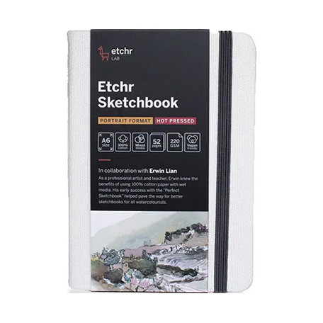 Szkicownik Etchr Sketchbook Portrait HP, 220 g/m, A6