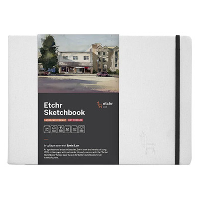 Szkicownik Etchr Sketchbook Landscape HP, 220 g/m, A4