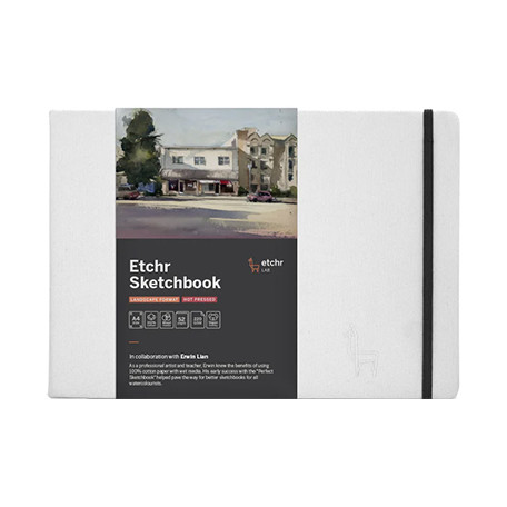 Szkicownik Etchr Sketchbook Landscape HP, 220 g/m, A4
