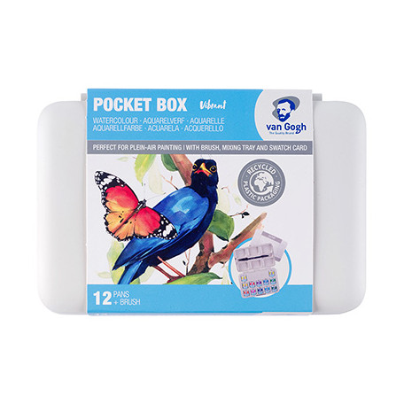 Vibrant – zestaw akwareli Van Gogh Pocket Box, 12 kol.