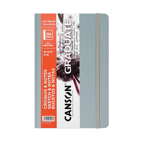 Notes Canson Graduate Sketch&Note A5, twarda oprawa szara