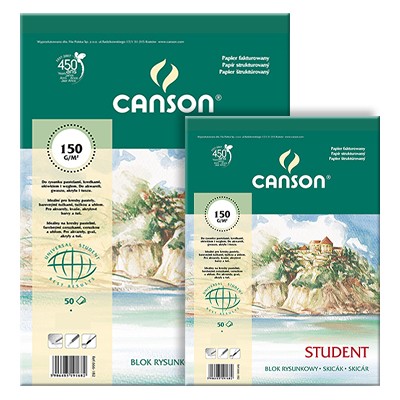 Blok rysunkowy Canson Student, 30 ark. A3, 150g