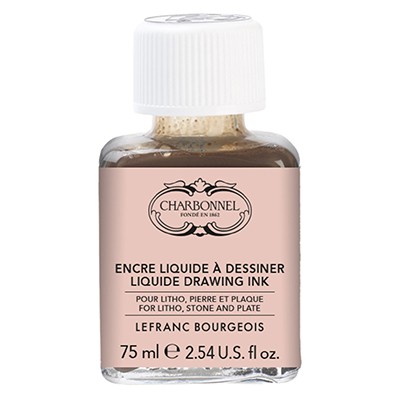 Tusz litograficzny płynny, Charbonnel, 75ml