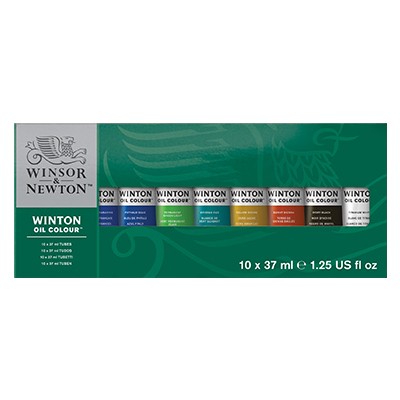 Farby olejne Winton, zestaw 10 x 37ml
