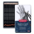 Ołówki rysunkowe Graphic Hard, Derwent, 12 sztuk