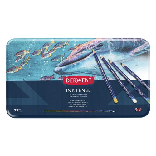 Tusz w kredce Inktense, Derwent, 72 kolory