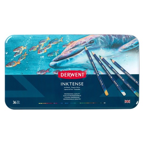 Tusz w kredce Inktense, Derwent, 36 kolorów
