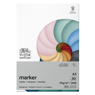 Bleedproof marker pad, blok rysunkowy W&amp;N A3, 50 kartek