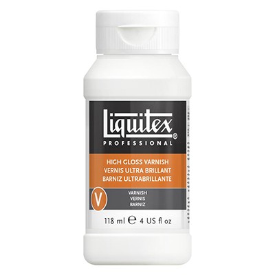 Werniks blyszczący  high gloss do farb akrylowych, Liquitex 118 ml