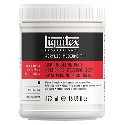 Light modeling paste, Liquitex 473ml
