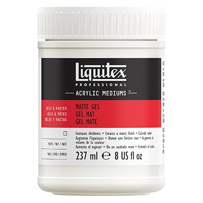 Matte gel, żel medium matowe, Liquitex 237ml