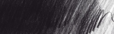 12 Ivory Black, sucha w kredce Gioconda