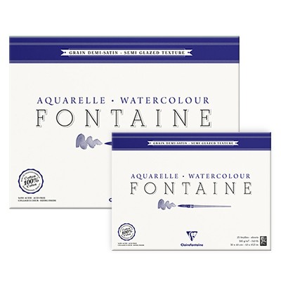 Blok akwarelowy Fontaine Demi Satine 18 x 24 cm, 300 g