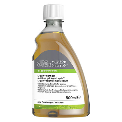 Liquin light gel W&amp;N, medium szybkoschnące do farb olejnych 500 ml