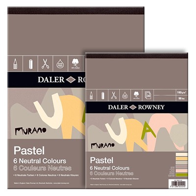 Murano Daler Rowney neutral colours, blok 30,5x40,6cm, 30 ark, 1