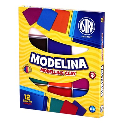 Modelina, Astra, zestaw 12 kolorów