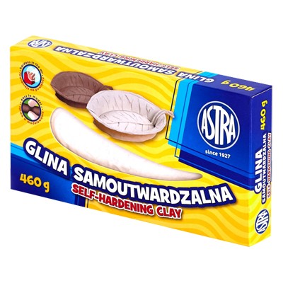 Glina samoutwardzalna biała, Astra, 0,46kg