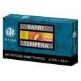 Farby temperowe Artea Astra, zestaw  6 kolorów