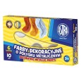 Farby metaliczne Astra, zestaw 6 x 10ml