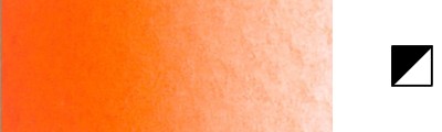 641 Sennelier orange, farba akwarelowa L'Aquarelle, półkostka