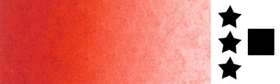 675 French vermilion, farba akwarelowa L'Aquarelle, półkostka