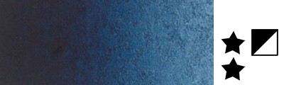 308 Indigo, farba akwarelowa L'Aquarelle, półkostka