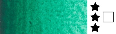 837 Viridian green, farba akwarelowa L'Aquarelle, półkostka