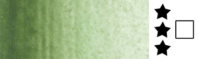 213 Green earth, farba akwarelowa L'Aquarelle, półkostka