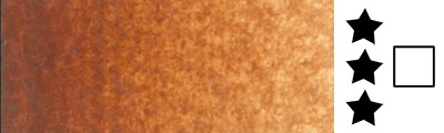 211 Burnt sienna, farba akwarelowa L'Aquarelle, półkostka