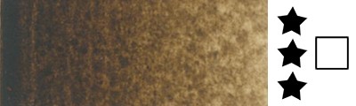 435 Transparent brown, farba akwarelowa L'Aquarelle, półkostka