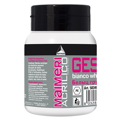 693 Gesso akrylowe Acrilico, Maimeri 500 ml