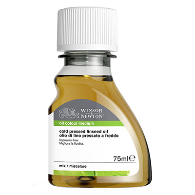 Olej lniany tłoczony na zimno, Winsor&amp;Newton, 75ml