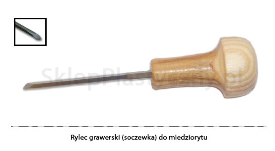 611, rylec grawerski, soczewka