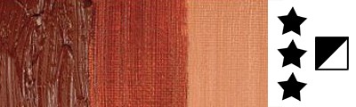 411 Burnt sienna, farba olejna Cobra Study, Talens, 40ml