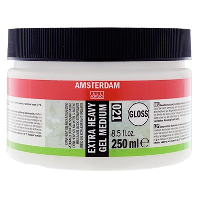 021 Gloss extra heavy gel, ekstra ciężki żel błyszczący Amsterdam 250 ml