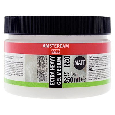 022 Matt extra heavy gel, ekstra ciężki żel matowy Amsterdam 250 ml